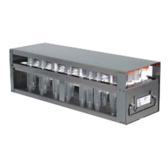 Cole-Parmer Upright Freezer Drawer Rack for 15 mL Centrifuge Tubes; 1 Drawer, holds 80 tubes