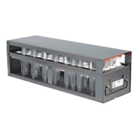 Cole-Parmer Upright Freezer Drawer Rack for 15 mL Centrifuge Tubes; 1 Drawer, holds 104 tubes