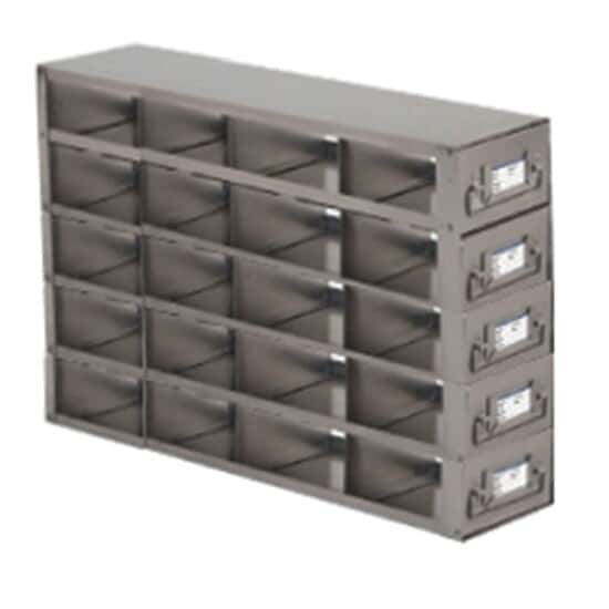 Cole-Parmer Upright Freezer Drawer Rack for Microtube Boxes with 2 7/16