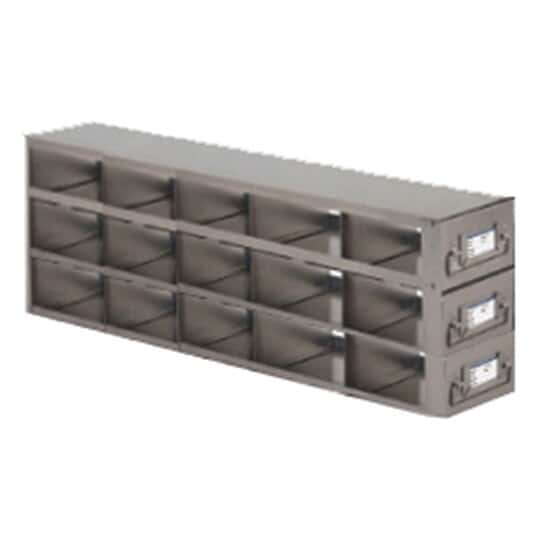 Cole-Parmer Upright Freezer Drawer Rack for Microtube Boxes with 2 7/16