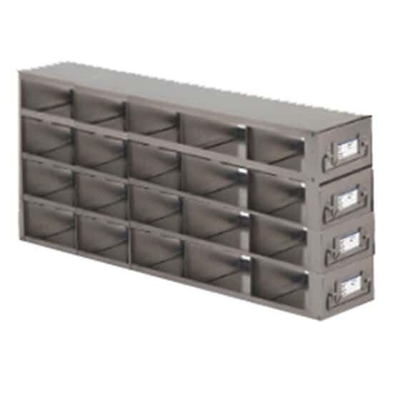 Cole-Parmer Upright Freezer Drawer Rack for Microtube Boxes with 2 7/16