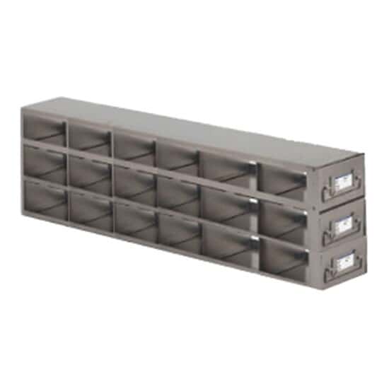 Cole-Parmer Upright Freezer Drawer Rack for Microtube Boxes with 2 7/16