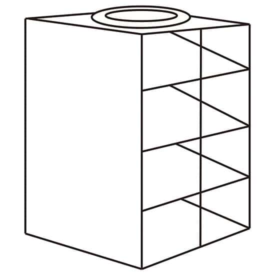 Cole-Parmer Vertical/Chest Freezer Rack for Standard 3.75
