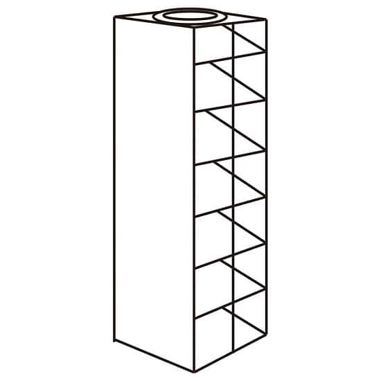 Cole-Parmer Vertical/Chest Rack for Large 3.75