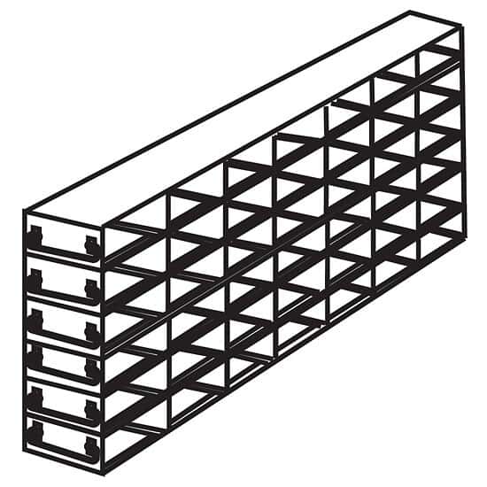 Cole-Parmer Upright Freezer Drawer Rack for Microtube Boxes with 1 1/2