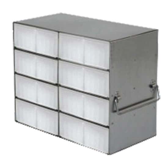 Cole-Parmer Upright Freezer Rack for 50-Cell 0.5 mL Microtube Boxes, 2 x 4 x 2 Array