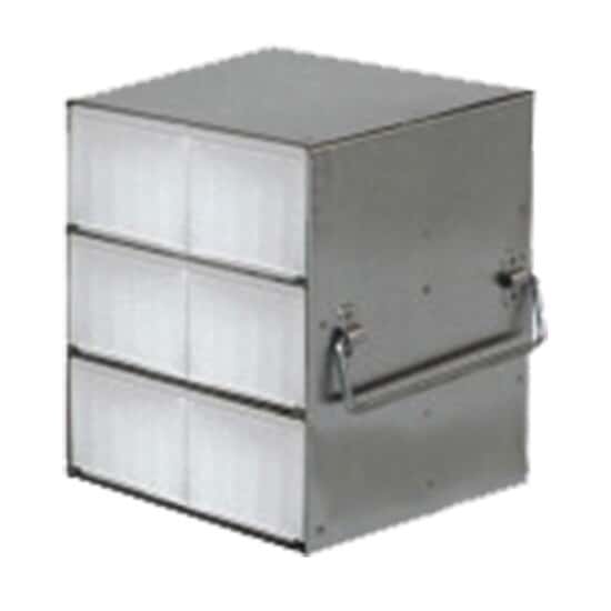 Cole-Parmer Upright Freezer Rack for 50-Cell 1.5 mL Boxes, 1 x 3 x 2 Array