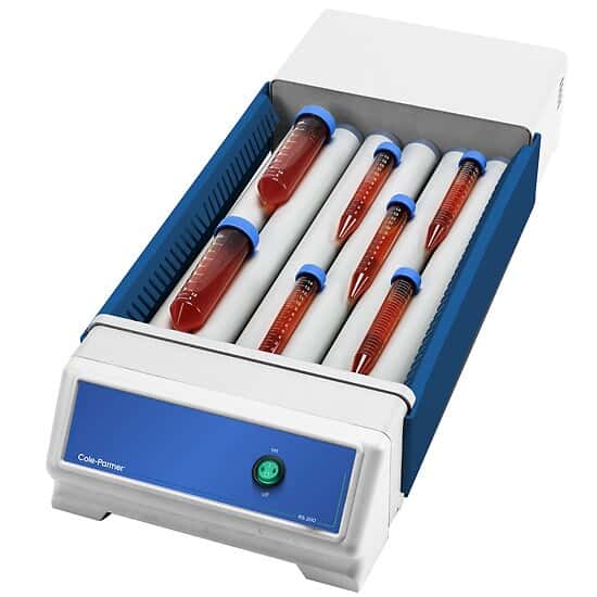 ColeParmer RS200 Stuart Analog Roller Shaker, Fixed Speed, 6 Roller