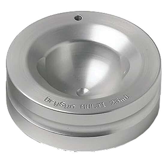 Cole-Parmer Heater Block Insert for Small & Medium Base, 25 mL, 3/PK
