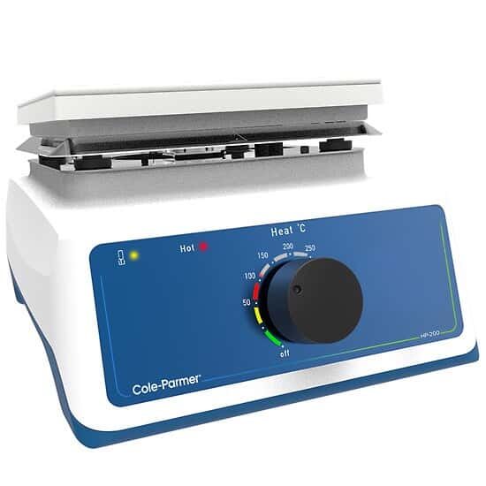 Cole-Parmer HP-200-C-120 Undergrad Analog Hot Plate, 6