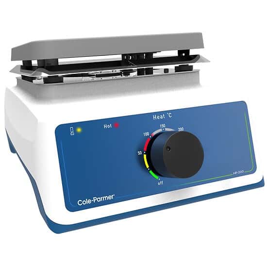 Cole-Parmer HP-200-S-210 Undergrad Analog Hot Plate, 6