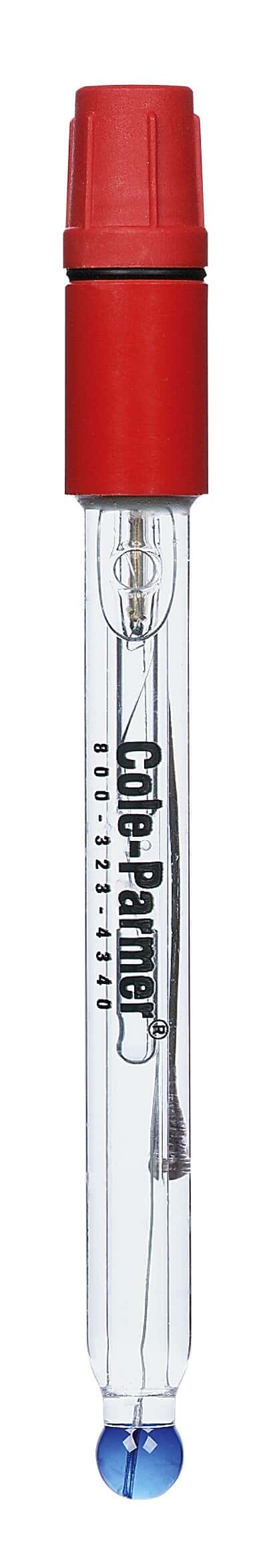Cole-Parmer Interchangeable Cable pH Probe, Refillable/SJ/Glass; 154x12mm
