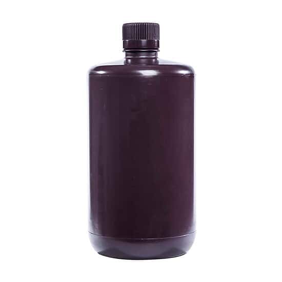 Cole-Parmer Amber Narrow-Mouth Plastic Bottle, PP, 2000mL