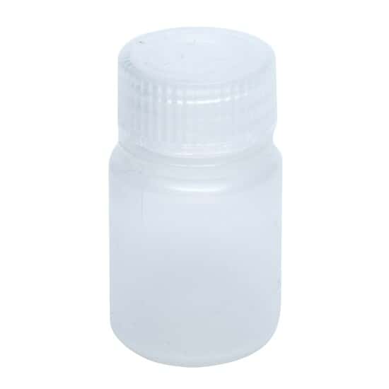 Cole-Parmer Economy Wide-Mouth Plastic Bottle, PPCO, 30mL; 12/PK