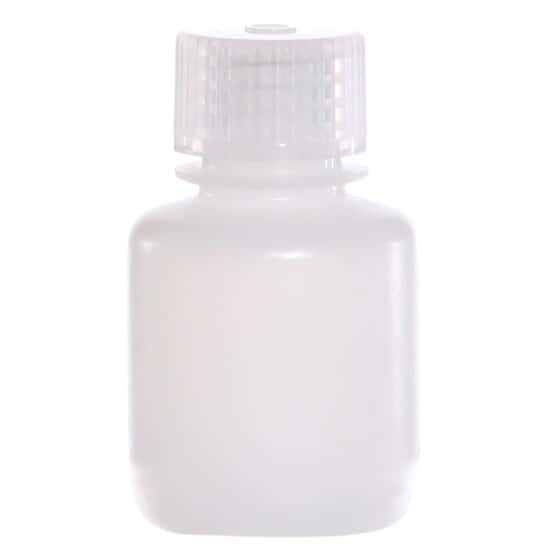 Cole-Parmer Economy Narrow-Mouth Plastic Bottle, HDPE, 30mL (1oz); 12/PK