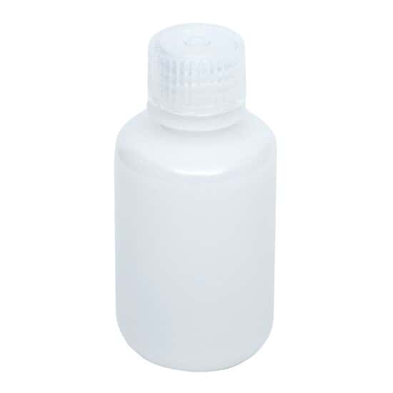 Cole-Parmer Economy Narrow-Mouth Plastic Bottle, HDPE, 60mL (2oz); 12/PK