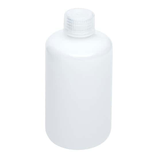 Cole-Parmer Economy Narrow-Mouth Plastic Bottle, HDPE, 250mL (8oz); 12/PK