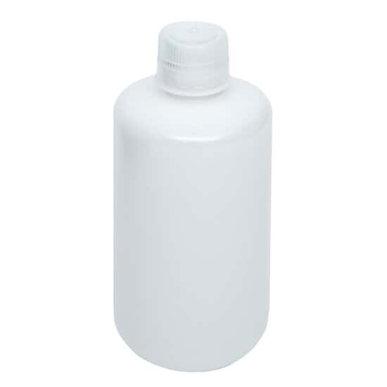 Cole-Parmer Economy Narrow-Mouth Plastic Bottle, HDPE, 1000mL (32oz); 6/PK