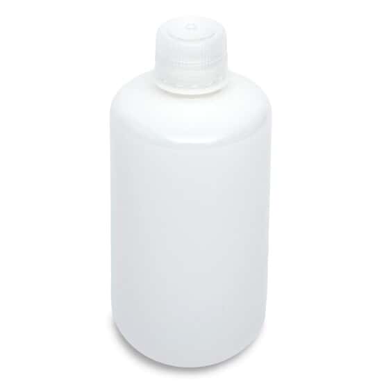 Cole-Parmer Economy Narrow-Mouth Plastic Bottle, HDPE, 1000mL (32oz); 24/PK