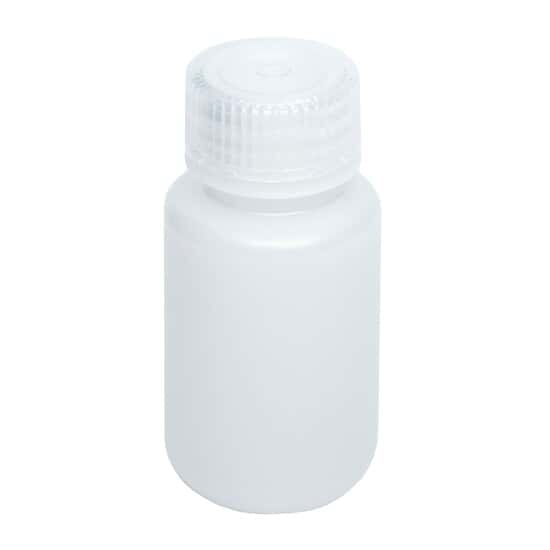 Cole-Parmer Economy Wide-Mouth Plastic Bottle, HDPE, 60mL (2oz); 72/PK