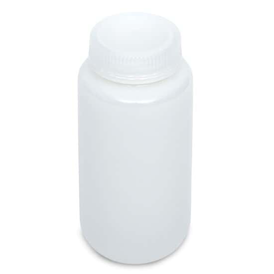 Cole-Parmer Economy Wide-Mouth Plastic Bottle, HDPE, 500mL (16oz); 48/PK