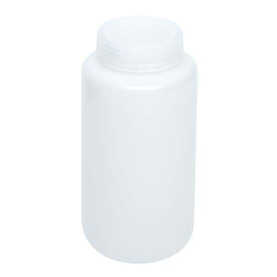 Cole-Parmer Economy Wide-Mouth Plastic Bottle, HDPE, 1000mL (32oz); 6/PK