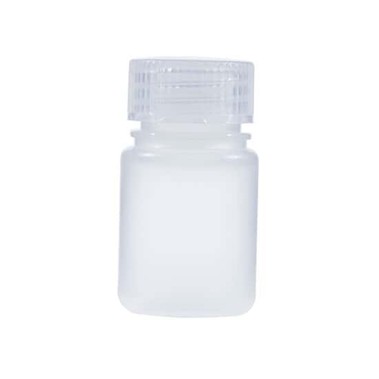 Cole-Parmer Wide-Mouth Plastic Bottle, PPCO, 30mL; 12/PK