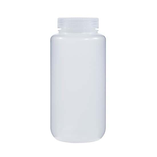 Cole-Parmer Wide-Mouth Plastic Bottle, PPCO, 1000mL; 6/PK