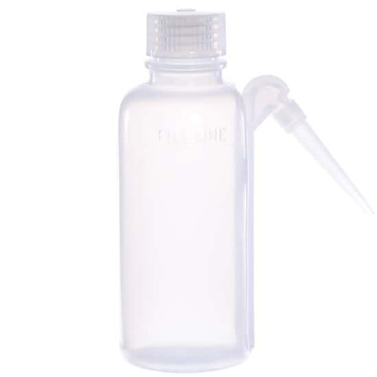 Cole-Parmer Wash Bottle, Integrated Spout, 125mL (4oz); 6/PK