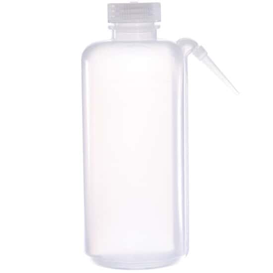 Cole-Parmer Wash Bottle, Integrated Spout, 750ml (24oz); 4/PK