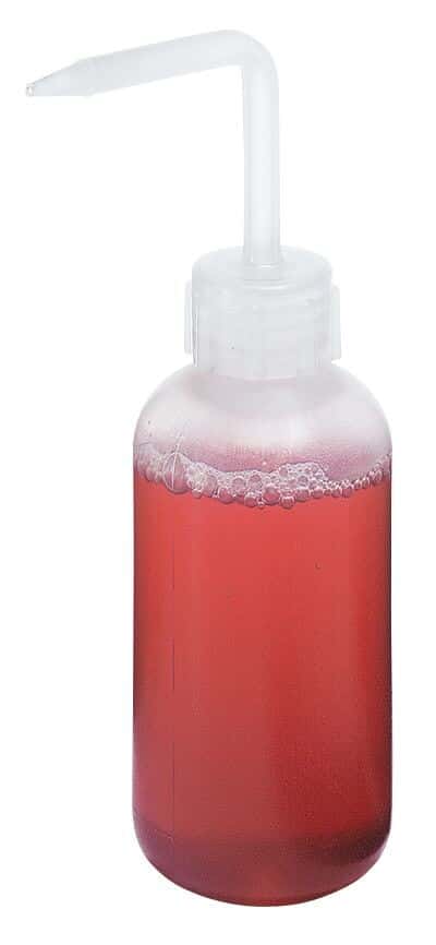 Cole-Parmer Narrow-Mouth LDPE/PP Wash Bottles, 125 mL (4 oz); 12/PK