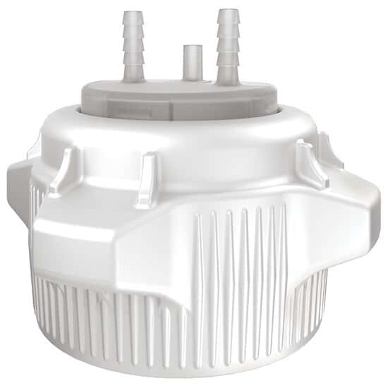 ColeParmer Versatile Carboy Cap, 83B, 2 x 1/4" ID Ports; 1 Ea from