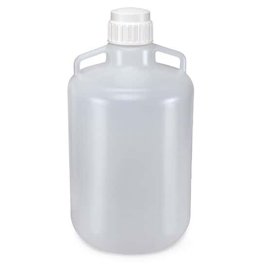 Cole-Parmer FDA-Compliant Carboy w/ Handles, PP; 20L (5 gal)