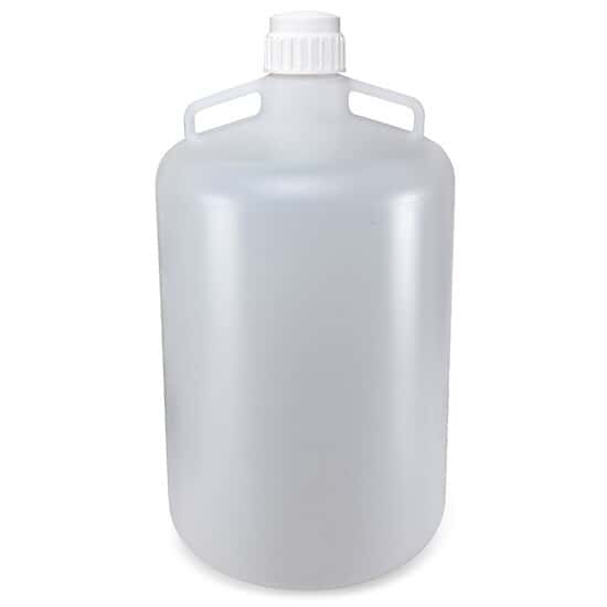 Cole-Parmer FDA-Compliant Carboy w/ Handles, PP; 50L (13 gal)