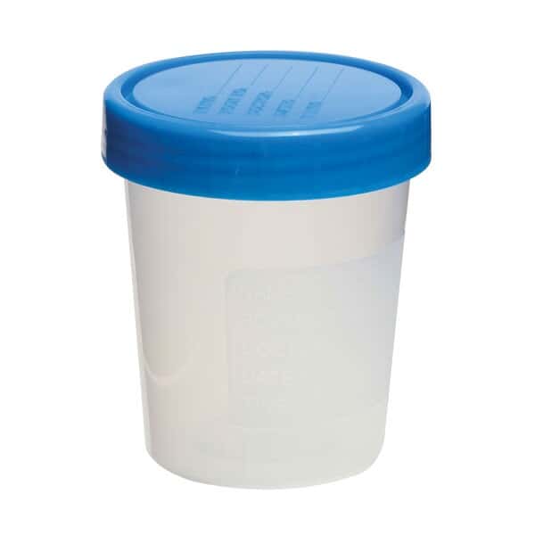 ColeParmer Graduated Sample Containers, PP, NonSterile with No Tab, 4