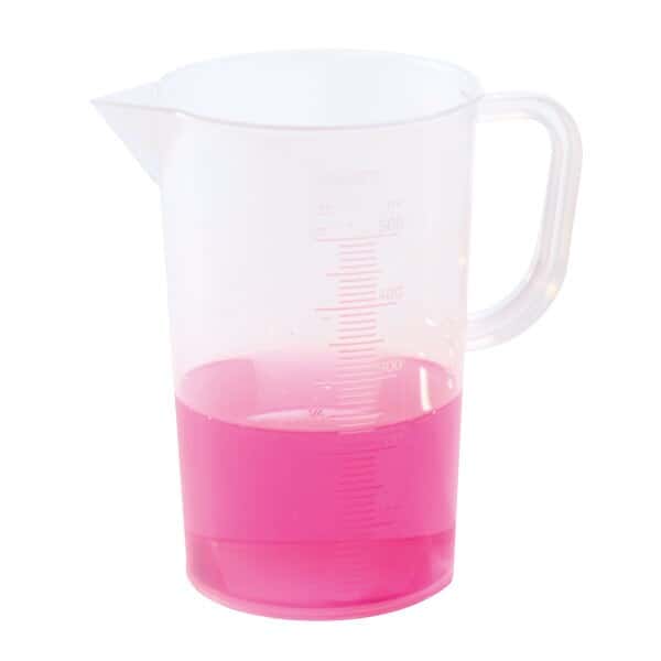 Cole-Parmer Graduated Tall-Form PP Beaker with Handle, 100 mL