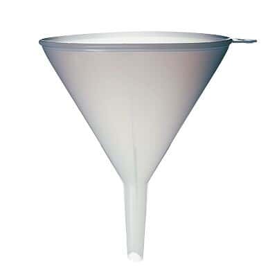 Cole-Parmer Large Industrial-Size Low-Density Polyethylene Funnel, 1.5 L
