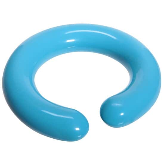 Cole-Parmer Vinyl Covered Lead Ring Weight, Blue; Fits 1000 to 4000 mL Flasks