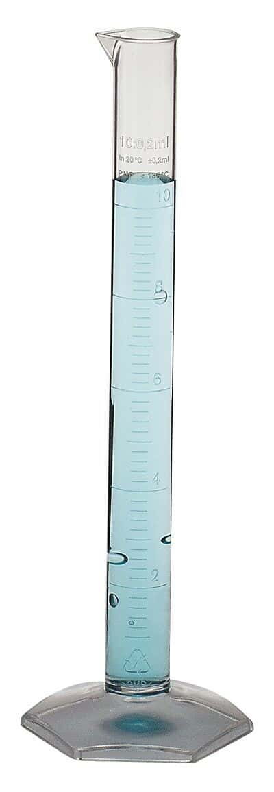 Cole-Parmer Economical Graduated Polymethylpentene Cylinder, 10 mL