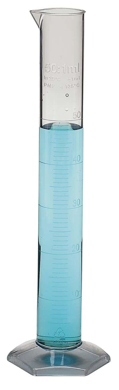 Cole-Parmer Economical Graduated Polymethylpentene Cylinder, 50 mL