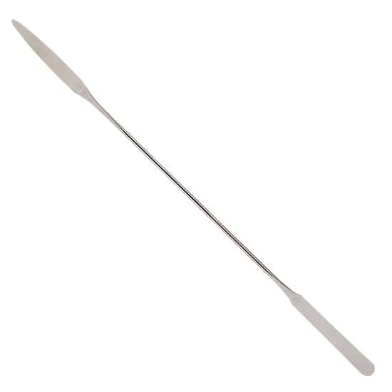 Nickel/SS Lab Spatulas with 1.63" Flat Rounded and Flat Tapered Ends; 3
