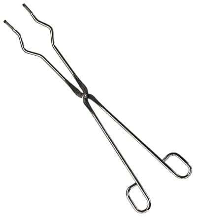 Cole-Parmer Nickel-Plated Steel Crucible Tongs, 20