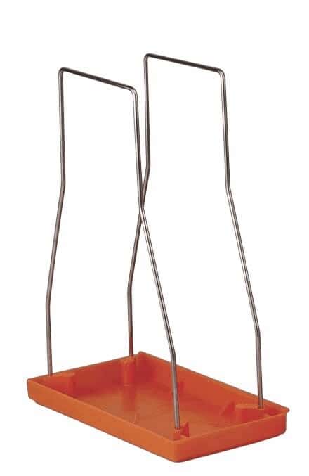Clavies Biohazard Bag Stand with Tray for 1/2 to 1 gal Bags; 1/Pk