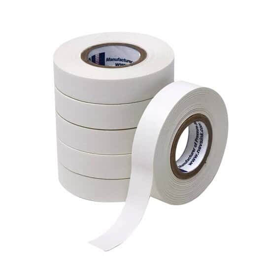 Cole-Parmer Write-On Lab Labeling Tape, White, 1.27 cm (1/2