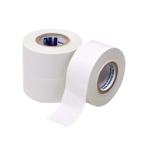 Cole-Parmer Write-On Lab Labeling Tape, White, 2.54 cm (1