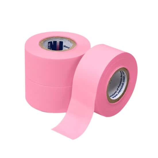Cole-Parmer Write-On Lab Labeling Tape, Pink, 2.54 cm (1