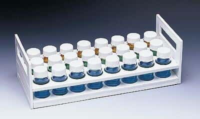 Scintillation Vial Rack, Polypropylene, 24 x 30 mm OD Vials