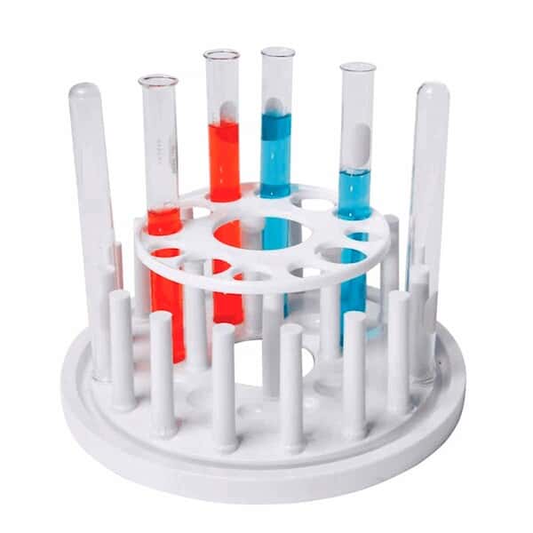 Cole-Parmer 12 Place Round PP Rack for 19 or 25 mm Test Tubes; 1/Pk