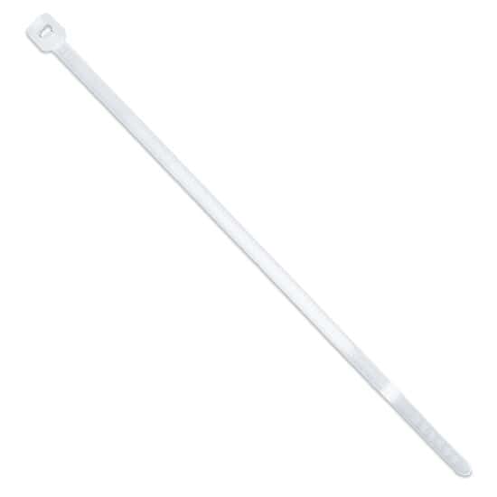 Cole-Parmer 8 Pound Polypropylene Heat-Resistant Cable Zip Ties, 4