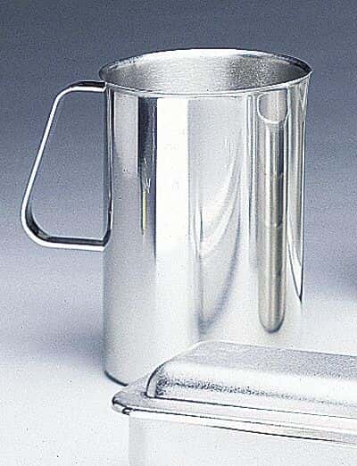 Cole-Parmer Stainless Steel Pouring Beaker, 4 qt